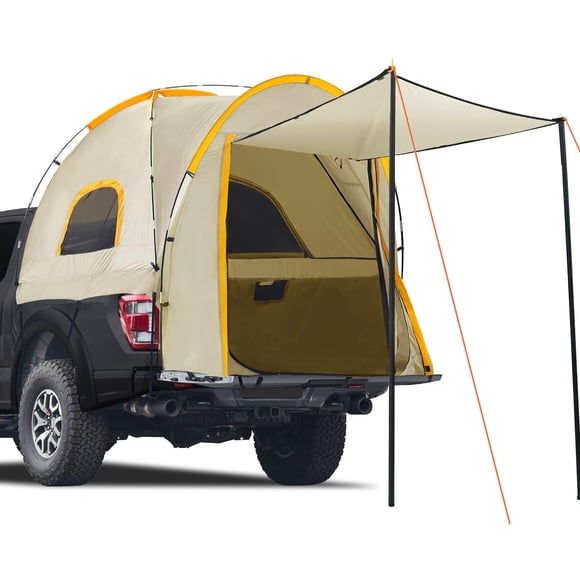 Truck Tent Qualencey impermeable para plataforma de camión de 6,4 a 6,7 pies