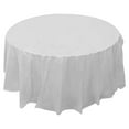 thumbnail image 2 of Bovemsi Clearance 1 Pack Of Circular Tablecloths 84 Inches Available In Nine Colors With Polyester Round Table Covers Stain and Wrinkle Washable Fabric Tablecloths, 2 of 4