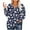 Blue, variant on Xixinqiwan Womens Tops Plus Size Long Sleeve V Neck Causal Blouse Dressy Shirts Trendy Pleated Tunic for Legging