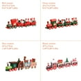 thumbnail image 5 of CIYISON Seasonal Wooden Train Display Piece For Windowsills Natural Finish Holiday Table Decoration, 5 of 15