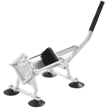 Commercial Vegetable Slicer, 1/4 Inch Manual Fruit & Vegetable Cutter, Stainless Steel Slicer for Radishes, Onions, Potatoes - Non-Slip Feet