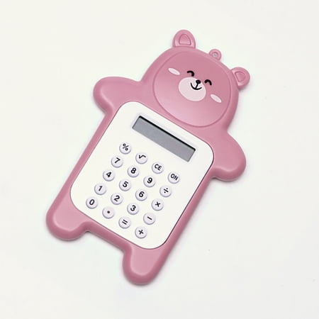 Cartoon Calculator Home Office School Mathematics Counting Tool Mini ...