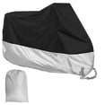 thumbnail image 1 of Funda para Motocicleta Herpet Negro Plata Impermeable A Prueba de UV para Exterior, 1 of 7