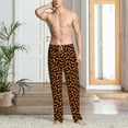thumbnail image 6 of Lsque Halloween Bat Print Men's Pajama Pants, Lounge Pant - Comfortable Home Wear,Elastic Waistband, Stylish Design-Medium, 6 of 9