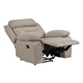 thumbnail image 6 of Lexicon Laconia Leather Reclining Chair in Latte, 6 of 8