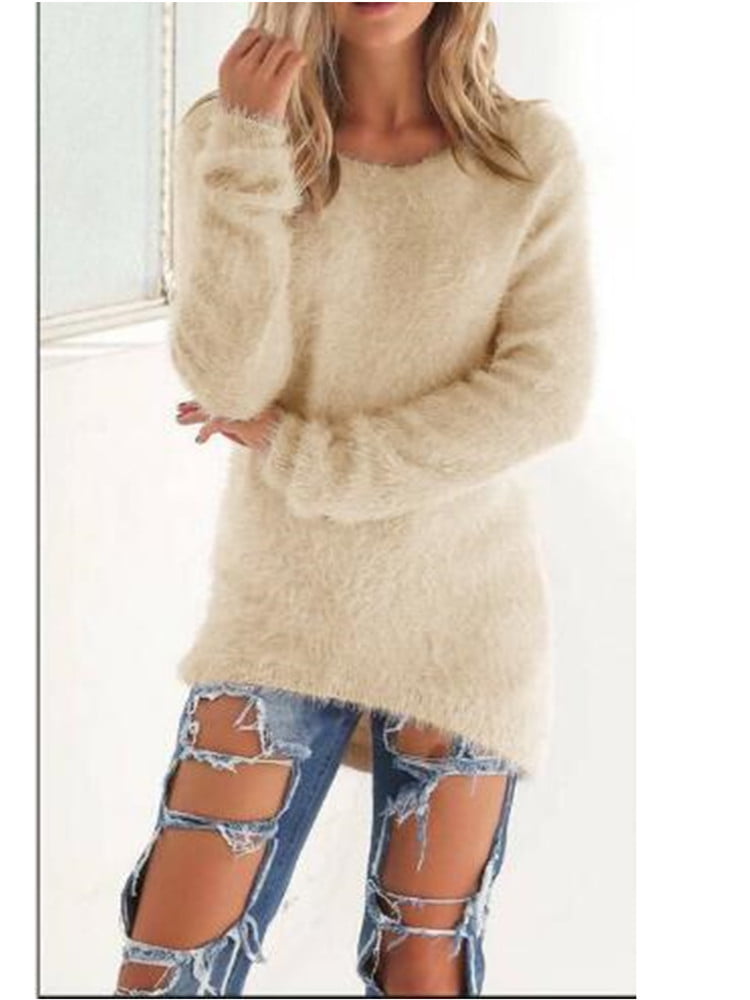 SySea - 7 Colors Solid Sweater Autumn Winter Women Long Sleeve O-neck Knit Pullovers