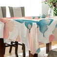 thumbnail image 5 of Yayeee Tablecloths 60" x 60" Rectangle Wrinkle Resistant Party Table Cover, Watercolor Butterflies, 5 of 8