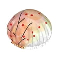 thumbnail image 1 of YFYANG Women's Double Waterproof Shower Cap, Funny Watercolor Doodle Reusable Hair Cap for All Hair Styles and Head Sizes, 1 of 9