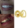 thumbnail image 2 of Trendy Hip Hop Teeth Fangs Round Star Shape Copper Body Jewelry Cosplay Teeth Accessories Suitable for Celebrations, 2 of 9