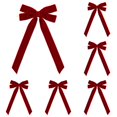 thumbnail image 2 of Goodw7 Christmas Velvet Bow Decorations 16 Pack, Wreath Garland Decorations with Gold Ties, Plush Velvet Ribbon for Holiday Gift Wrapping Ornaments, 2 of 4