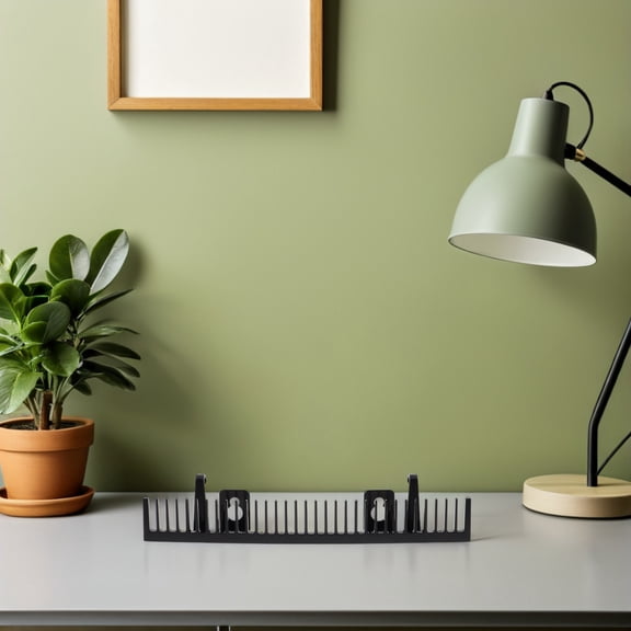 LOLIPPYY Wall Mount Hair Extension Rack Black No Drill Display Stand for Wigs and Braids