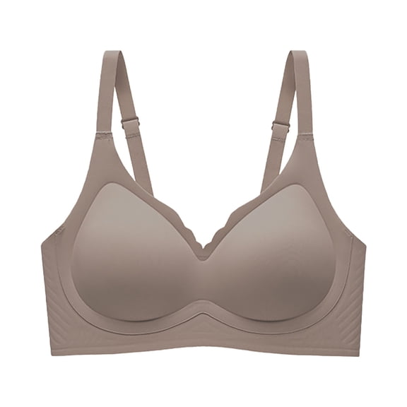WCJM woman bl blended fabric Wine ending bra High Support Bras For Women Adjustable Strap Full Coverage Up Bras Comfortable No Underwire Wireless Bras
