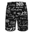 thumbnail image 6 of Disketp Men'S Swim Trunks Hawaiian Breathable Surf Beach Swimsuits Mesh Lining Beach Shorts With Pockets-Travel The World, 6 of 9