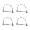 thumbnail image 1 of 4pcs Safety Coupler Pin Lock Shaft,1/4 Inch Pto Lockout With Round Retainer Wire, 1 of 5