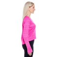 thumbnail image 2 of Femmes Rayé Poly Polaire Hi-JA8663, 2 of 2