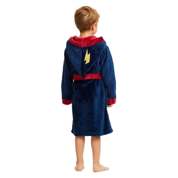 Harry Potter Robe For Kids, Flannel Fleece Sleepwear, Navy, Size XL
