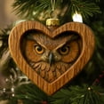 thumbnail image 4 of Rapeiae Christmas Animals Print Acrylic Hanging Christmas Gifts for Family Colleagues Christmas Tree Decoration, 4 of 8