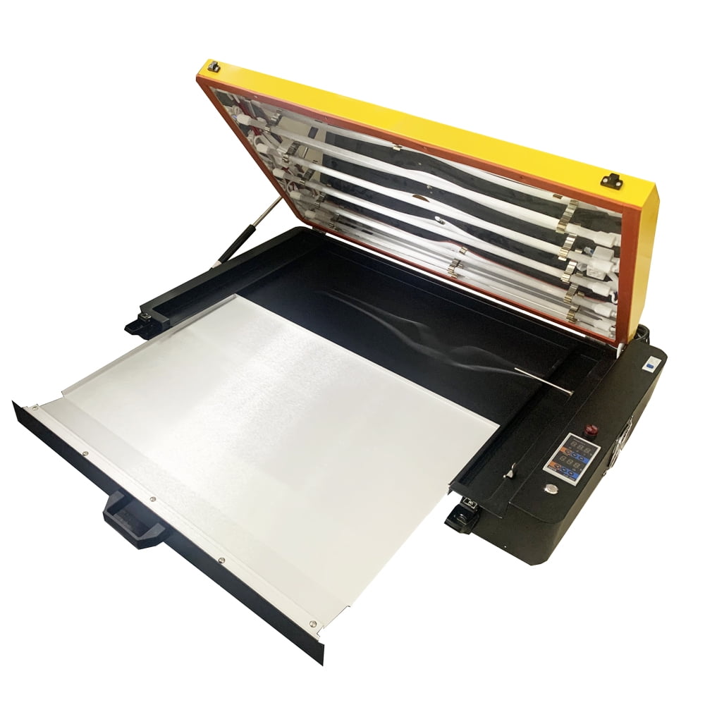 Qomolangma 18in x 24in DTF Film Sheet Curing Oven With Temperature Control Drawer Model Yellow