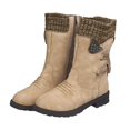 thumbnail image 1 of NOKIO Bottes de Neige Isolées Thermiques pour Femmes Waterproof Chaussures de Randonnée d'Hiver avec Traction Antidérapante, Mousse à Mémoire et Doublure en Fausse Fourrure pour Activités de Plein Air Bottes Mi-Mollet, 1 of 4