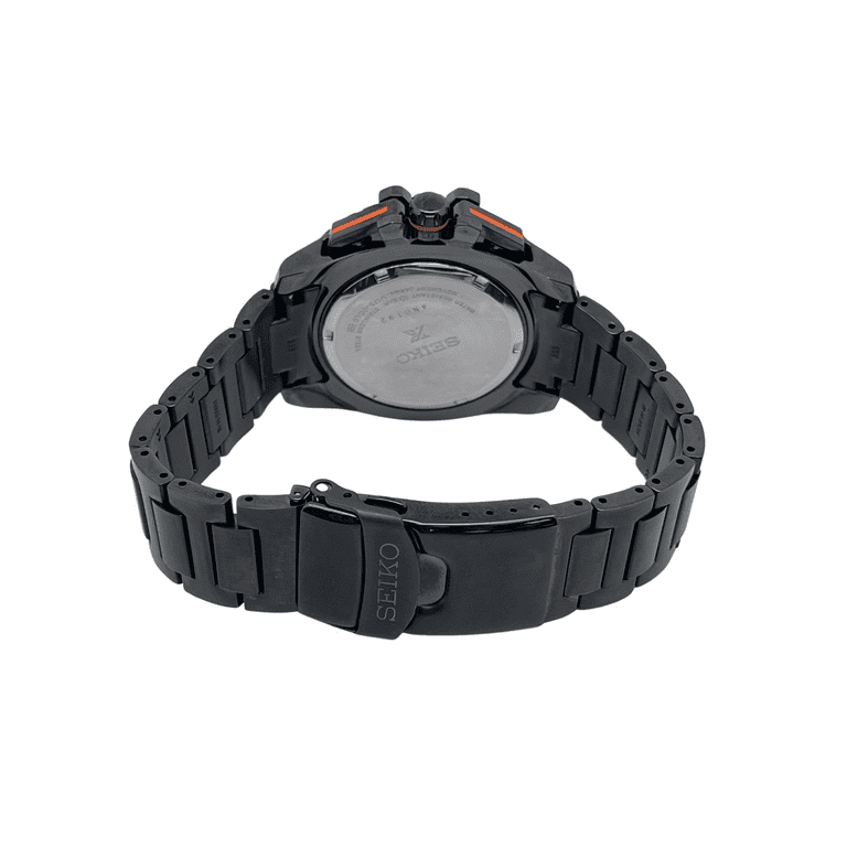 Seiko Prospex Solar Chronograph 43mm Steel Black Dial Quartz Mens
