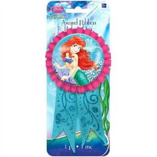 CharmedShinny Glittered Little Mermaid Party Candy Bags Kids Birthday Favor  Bags; Aqua; 8 pieces 