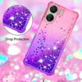 thumbnail image 4 of Funda para Xiaomi Redmi 13C 4G Transparente con Brillos Carcasa Protectora Antigolpes con Glitter Brillante, 4 of 5