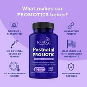 LoveBug Probiotics Labor of Love Postnatal Probiotics, 30 Capsules