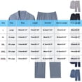 thumbnail image 2 of LONKITO Mens Pajama Sets Cotton Long Sleeve Shirts and Pj Pants Soft Comfort Pjs Loungewear Sleepwear, 2 of 2