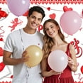 thumbnail image 3 of Valentines Day Backdrop, Valentines Romantic Red Love Hearts Cupid Backdrops for Photography, Happy Valentine's Day Party Decoration Background Banner Photo Booth Props,6X4ft, 3 of 5