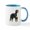White/Blue Inside, variant on CafePress - Bernese MD (Stand) Mug - 11 oz Ceramic Mug - Novelty Coffee Tea Cup