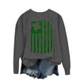 thumbnail image 5 of JYnXIANTI St Patrick's Shirts for Womens Crew Neck Long Sleeve Tops Casual Graphic T Shirts Cute Tees for Saint Patricks Day, 5 of 5