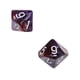thumbnail image 4 of 10 Uds. Dados poliédricos D10 de 10 caras para café morado Café púrpura Zulema Dado, 4 of 8