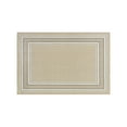 thumbnail image 3 of Beverly Rug Indoor Bordered Area Rugs, Non Slip Rubber Backing Modern Living Room Area Rug, Beige, 2'x3', 3 of 8