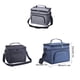 thumbnail image 5 of Sonducket Bolsa de almuerzo de papel de aluminio, bolsas térmicas para alimentos, almacenamiento de Picnic aislado, gran capacidad, contenedor de viaje Bolsas de mensajero y de hombro Negro Sonducket AP012493-02, 5 of 6