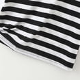 thumbnail image 7 of Puntoco Womens Summer Striped T-Shirts Short Sleeve V Neck Dolman Tops with Side Shirring Loose Fit Shirts Spring Fashion, 7 of 7