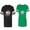 Men Black / Women Green, variant on My Favorite Prince Princess Is My Husband Wife Matching Couple Cotton Jerseys (Men Black / Women Black) (Men S / Women S)