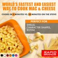 thumbnail image 2 of Rapid Mac Cooker | Microwave Macaroni & Cheese in 5 Minutes | Perfect for Dorm, Small Kitchen or Office | Dishwasher-Safe, Microwaveable, BPA-Free (Blue, 1-Pack)…, 2 of 7