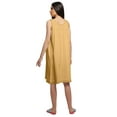 thumbnail image 6 of Moomaya Cotton A-Line Sleepwear For Ladies Round Neck Button Placket Nightdress, 6 of 6