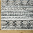 thumbnail image 6 of Hauteloom Adda Recycled Material Living Room, Bedroom Area Rug - Southwestern - Dark Red, Off White, Light Gray - 8' x 10', 6 of 6