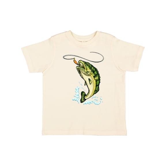 Inktastic Leaping Bass Fish Boys or Girls Toddler T-Shirt