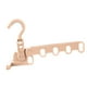 thumbnail image 5 of Tendedero plegable para ropa, colgador de ropa de viaje, portátil, ahorro de espacio, antideslizante, plegable con 5 agujeros para vacaciones, Hotel y, 5 of 9