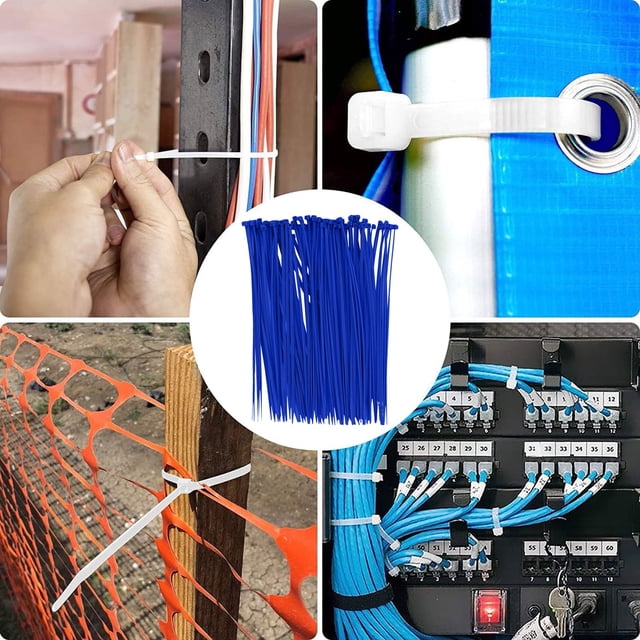 Hml Industrial Grade Colorful Nylon Ties 3x100mm Mini Plastic Bundling Straps 100PCS Bag Versatile For Multiple Scenarios