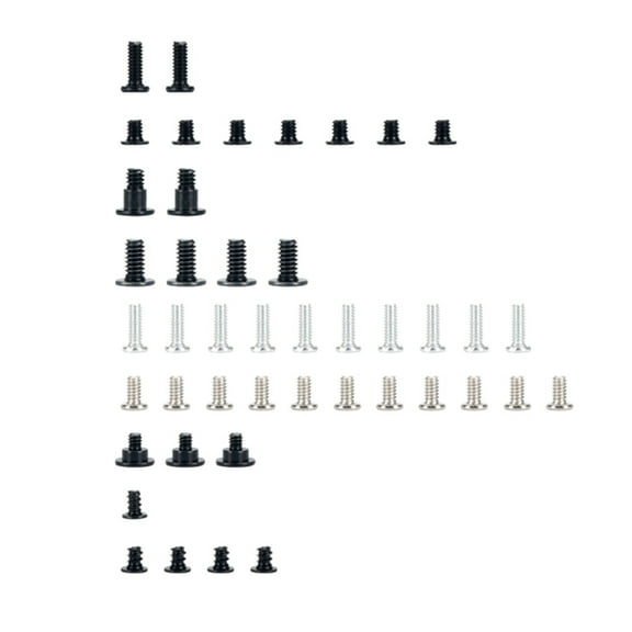 44Pcs Replacement Metal Screws Game Console Full Set Host Screws Set Kit for NS OLED Repairing Parts Gamepad Accessories