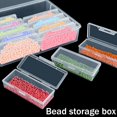 thumbnail image 3 of Plastic Organizer Box Small Clear Storage Containers with Lid Adjustable Compartments Organizers for Tool Jewelry Tackle Earring Craft Beads - PC Grids, 3 of 6