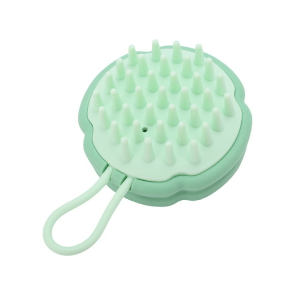 Unique Bargains 1 Pc Hangable Massage Hair Brush for Head Massage 4.33"x2.76"x1.38" Green