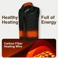thumbnail image 3 of Baokaler Heated Vest with 10000mAh Battery Pack, Heating Vest for Women with 3-Level Temperature Control, Lightweight Rechargeable Warm Vest for Outdoor Activities in Winter, L, Black, 3 of 10