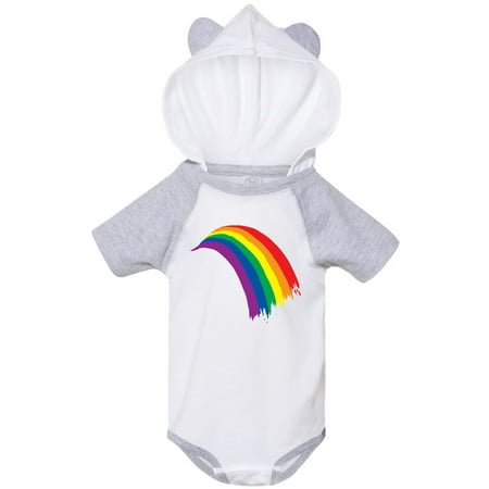 

Inktastic Painted Pride Rainbow Gift Baby Boy or Baby Girl Bodysuit