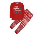 thumbnail image 2 of Zhanying Pyjamas de Noël Assortis pour la Famille Ensemble de Nuit 2 Pcs Pyjamas de Noël Pyjamas des Fêtes pour la Famille Tenues d'Automne de Noël Rouge, 2 of 3