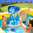 thumbnail image 2 of Canasta de baloncesto para piscina Thusine Floating para niños de 3 a 12 años con 4 pelotas, 2 of 6