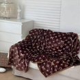 thumbnail image 1 of ⭐Light Luxury Flannel Blanket Big Brand Comfortable Blanket Sofa Nap Blanket ⭐, 1 of 2